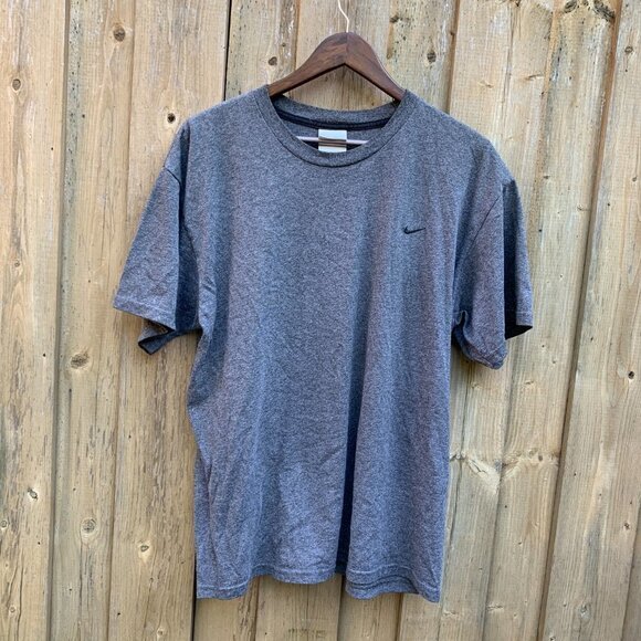 Vintage Nike Essential T Shirt Large Heather Gray - Picture 2 of 3